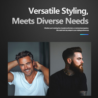 Argilla professionale opaca per capelli-tenuta forte con ingredienti naturali, Styling rapido e facile da lavare
