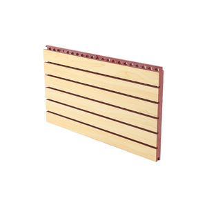 Wooden Acoustic Panel MDF Core Rectangle Modern Design Sound Absorbing Wall Decoration For School Conference Room - Product Image 1