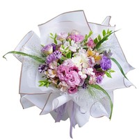 Tonodo vente en gros, plastique imperméable, bord doré, Bouquet Floral, emballage, style coréen, papier fleur mat