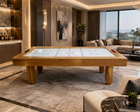 Table de hockey sur air de luxe sur mesure, table de jeu en bois faite à la main pour la maison et le club