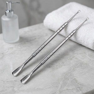 Kit d'outils repousse-cuticules double embout en acier inoxydable réutilisable pour manucure et soins artistiques en salon - Product Image 4