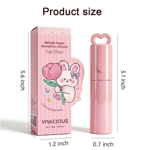 Gloss à lèvres brillant mini et mignon, repulpant, végétalien, personnalisable avec logo OEM, marque privée, vente en gros - Product Image 6