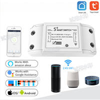 Controlador y Interruptor de Puerta de Garaje WiFi JRUMP Tuya con Control Remoto por Aplicación, Temporizador, Control por Voz, Compatible con Alexa y Google Home