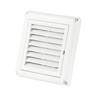 Grille de ventilation carrée en plastique pour conduit d'air mural, sortie de ventilateur extracteur de sèche-linge, ventilation de plafond et de sous-plafond