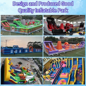 Parque temático de Robot inflable gigante, tobogán de castillo hinchable inflable para exteriores, parque infantil de ciudad divertido inflable a la <span class=keywords><strong>venta</strong></span> - Product Image 5