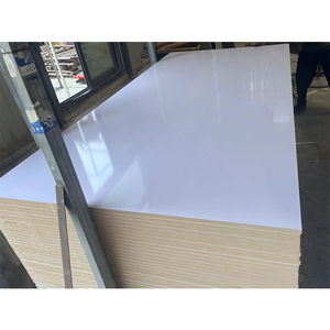 Panneau MDF stratifié HDHMR 1220x2440mm 16mm 18mm 9mm 12mm, bois <span class=keywords><strong>blanc</strong></span> <span class=keywords><strong>mélaminé</strong></span>, panneau MDF sublimé pour meubles - Product Image 1