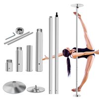 Pôle de danse Portable 360 Spinning et statique 45mm pôle de Fitness Stripper Pole