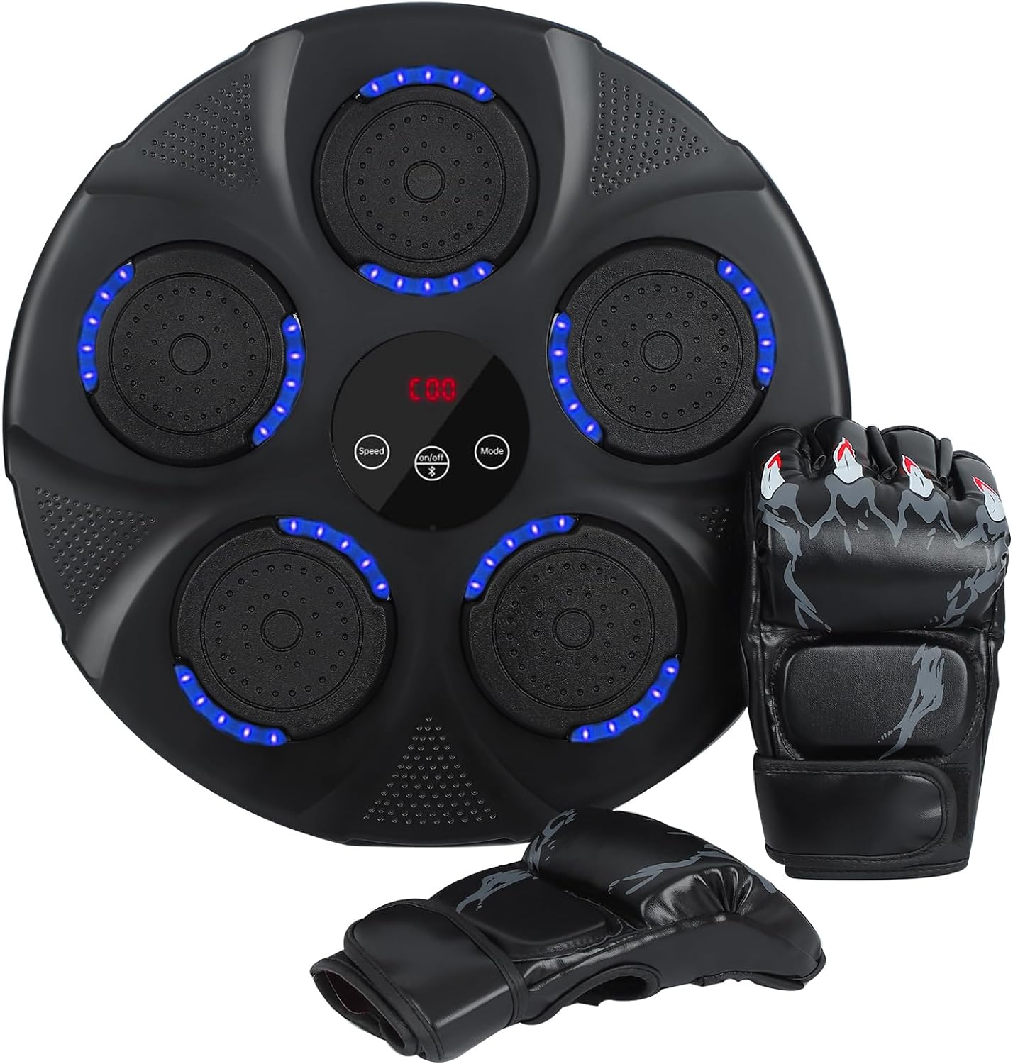  بلاك بول جهاز ملاكمة الموسيقي، معدات ملاكمة قابلة لإعادة الشحن، جهاز تدريب منزلي ذكي لأهداف الملاكمة، ملاكمة رقمية للأطفال والكبار