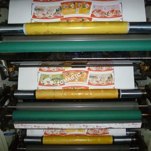 Rollo Jumbo de 4 colores de 850mm, hoja de papel recubierto de Pe, máquina de impresión de bolsas, rollo a rollo, máquina de impresión de etiquetas flexográficas - Product Image 2