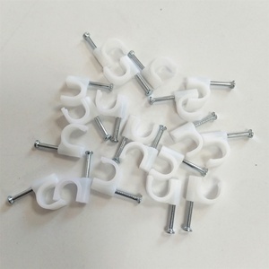 SUPOELE 8mm Verzinkte Stahl-Elektrokabelzubehör Flache Nagelclips Wandkabelclips - Product Image 3