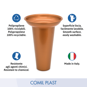 Jarrón Funerario de Estilo Europeo, Modelo C15, Marca COMIL PLAST, Moldeado por Inyección, Color, para Adultos, Gran Venta - Product Image 2