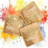 Vente en gros mini-sac en plastique avec impression personnalisée thermoscellable pochette d'échantillon pour aliment scellée sur trois côtés emballage de thé sachet de poudre de café