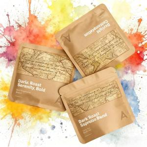 Grosir kustom dicetak Mini kantong plastik kemasan kantung makanan sampel segel tiga sisi dapat disegel panas kemasan teh kopi bubuk <span class=keywords><strong>Sachet</strong></span> - Product Image 2