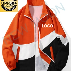 Customized <b>Thin</b> Lightweight Sun-proof Breathable Windproof High Quality <b>Waterproof</b> Outdoor Men's Hooded <b>Jacket</b> UPF50+ - Product Image 5