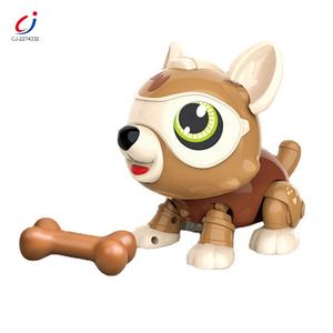 Kök DIY evcil köpek oyuncak çocuklar hayvan robot oyuncak yürüyüş akıllı interaktif dans ses kontrol robot köpek - Product Image 4