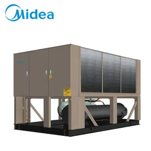 Industrial Water Cooled Chiller Midea 208 Kw 125 Ton Air Industrial Water Cooling Chiller Price R134a