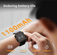 Lecteur RFID UHF portable Bluetooth 5.1 compatible Android OS, bracelet intelligent, lecteur de balises pour la logistique d'entrepôt