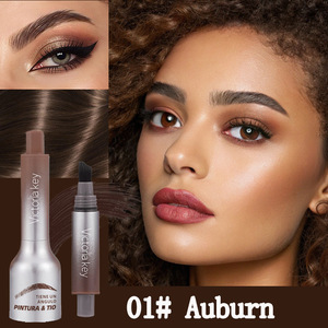 Nouveautés en gros : Poudre à sourcils multi-usages Bardy en plastique pour sourcils, blush et ligne des cheveux, tampon anti-bavures et pinceau à sourcils - Product Image 5
