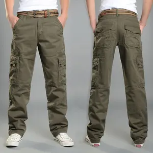 Custom Men Slim Fit Pants Men Casual Cargo Pants Men Pants Jeans Pocket With Zipper