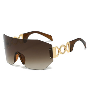 Twooo <span class=keywords><strong>occhiali</strong></span> 40001 oversize One Piece UV400 alla moda di design donne <span class=keywords><strong>occhiali</strong></span> da sole uomo - Product Image 6