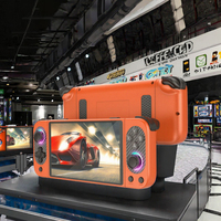 جهاز ألعاب محمول D50MAX بشاشة لمس 5 بوصة، مخرج عالي الدقة، عصا تحكم مزدوجة، إضاءة RGB، ذاكرة وصول عشوائي 3 جيجابايت، تخزين 64 جيجابايت، واي فاي، D50 MAX