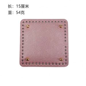 กระเป๋าสานมือแบบ DIY กันน้ำได้อุปกรณ์เสริมกระเป๋าถักหนัง PU หลายขนาดด้านล่างแฟลชลายนูนสำหรับ - Product Image 5