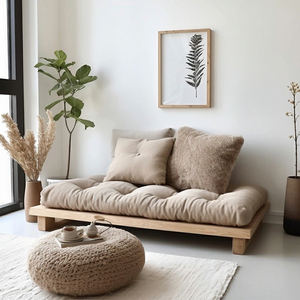 وسادة مقعد خارجية مبطنة سميكة من بايي، غطاء قابل للإزالة والغسل، حشوة فوم مقاومة للماء، تصميم منحني بألوان مخصصة - Product Image 2