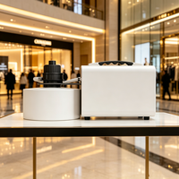 Diffuseur d'arômes sans eau à cylindre commercial grande capacité, système de diffusion CVC avec contrôle par application, écologique pour hôtels et centres commerciaux