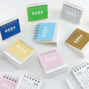 X418 Personalized Logo Desktop <b>Calendar</b> 2026, Mini Flip Stand, Bound, Office Desk Planner - Product Image 3