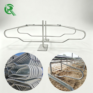 Divisorio per Box/Box Singoli in Acciaio Zincato Rinforzato a Montaggio Facile per la Gestione del Bestiame da Latte nelle Fattorie Moderne - Product Image 1