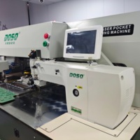 Nueva Máquina de Coser Bolsillos Automática con Láser DS-10D 2026, Máquina de Inserción Automática de Cremalleras