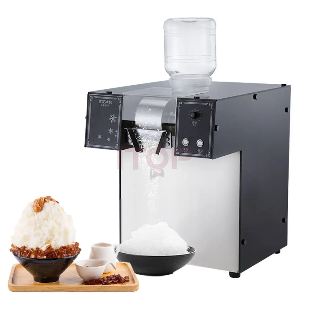 Bingsu-enfriador de aire coreano, máquina de hielo de copo de nieve de 1400W, 180kg/día, máquina automática para hacer hielo en escamas de nieve