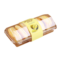 Vente directe du fabricant, possibilité de personnaliser les boîtes à pâtisserie en plastique transparent jetables en PET