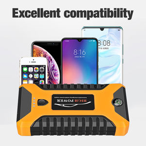 Professionnel 18800mAh Booster Pack 400A puissance de démarrage 5L <span class=keywords><strong>essence</strong></span> 4L <span class=keywords><strong>Diesel</strong></span> Support camion <span class=keywords><strong>voiture</strong></span> moto saut démarrage LED - Product Image 6