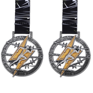 Fabricante de Medallas, Diseño al por Mayor, Medallas y Trofeos Deportivos Personalizados de Aleación de Zinc, Premios 3D para Maratón - Product Image 1