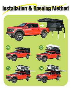 Палатка на крышу пикапа для кемпинга, автодома, кемпера на грузовике - Product Image 2