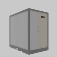 Vente directe de toilettes portables modernes avec douche, toilettes mobiles, toilettes portables d'extérieur