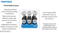 TP3120 BOD Analyzer Water Quality Tester with 0-4000mg/L Range and 8% Accuracy