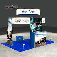 Solution d'affichage événementiel sophistiquée TIANYU : Stand de profil architectural pour l'aménagement de boutiques et de galeries haut de gamme