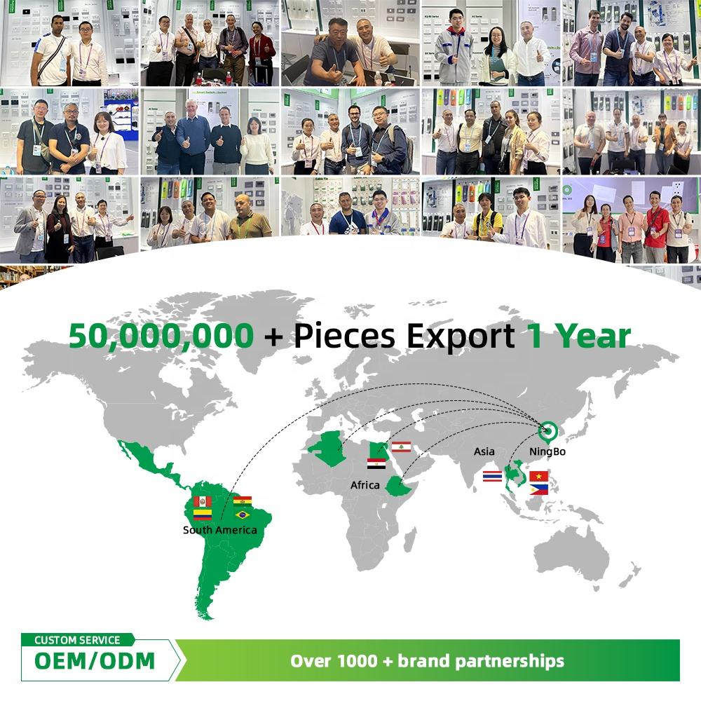 IGOTO America Standard 2 3 Gang 2 Way Electrical Outlet Interruptor Stainless Steel Wall Switches And Sockets