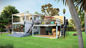 Villa de luxe au design moderne, maison et bureau en acier préfabriqués, maison en conteneur détachable à un prix - Product Image 2