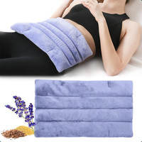Graines de lin/perles d'argile paquet de chaleur humide coussin chauffant pour micro-ondes pour soulager la douleur genou bas du dos taille crampes au ventre