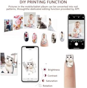 Imprimante à ongles intelligente 3D, machine à peindre les ongles DIY, mini imprimante à ongles - Product Image 6