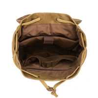 Sac à dos vintage en toile cirée robuste pour homme, sacoche pour ordinateur portable 15,6 pouces, sac à dos de voyage décontracté et tendance