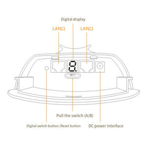 Amplificador de Señal Móvil IFA01 WB5830G 5.8G 300M de Alta Potencia, Extensor de Puente Wifi para Exteriores, Chipset Qualcomm, Certificado FCC/CE - Product Image 4