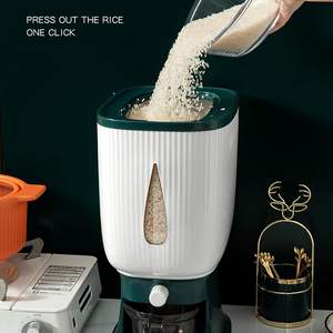 Cubo de Plástico para Arroz de 10 KG con Dispensador, Conservación de Frescura para Restaurantes, Gran Venta 2026 - Product Image 2