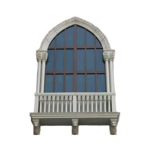 Plâtre de gypse ignifuge de conception moderne décoration de <span class=keywords><strong>façade</strong></span> extérieure cadre de fenêtre et contour de fenêtre en gypse GRC - Product Image 4
