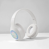 Headphone Bluetooth Nirkabel Nyaman Dipakai Headset Bercahaya untuk Hadiah