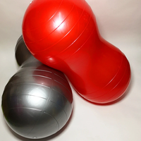 Ballon de yoga en PVC brillant, souple, écologique, léger et durable pour l'exercice à domicile et le massage, forme d'arachide, 45x90cm, fitness yoga