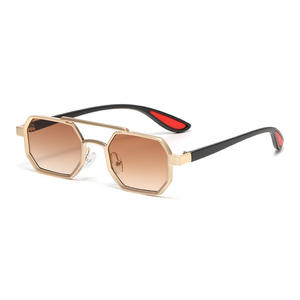 Lunettes <span class=keywords><strong>de</strong></span> <span class=keywords><strong>soleil</strong></span> unisexes <span class=keywords><strong>de</strong></span> luxe tendance, polarisées, géométriques, avec logo personnalisé, monture et couleur <span class=keywords><strong>de</strong></span> verres personnalisables, style moderne. - Product Image 4